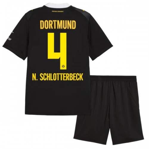 Conjunto Borussia Dortmund N. Schlotterbeck 4 Segunda Equipación 2026-27 - Niño Conjunto Borussia Dortmund N. Schlotterbeck 4 Segunda Equipación 2026-27 - Niño