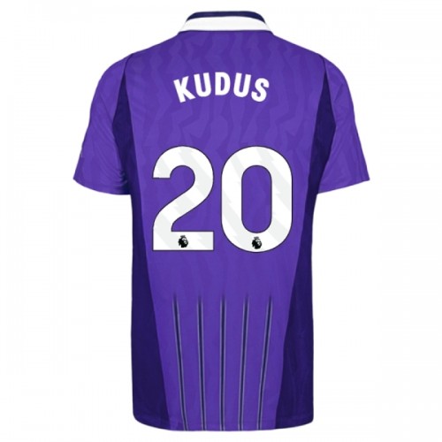 Camiseta de fútbol Tottenham Hotspur Kudus 20 Tercera Equipación 2026-27 - Hombre Camiseta de fútbol Tottenham Hotspur Kudus 20 Tercera Equipación 2026-27 - Hombre