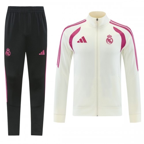 Chaqueta De Entrenamiento Trajes Real Madrid 2026-27 Blanca - Hombre Chaqueta De Entrenamiento Trajes Real Madrid 2026-27 Blanca - Hombre