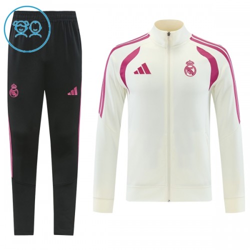 Chaqueta De Entrenamiento Trajes Real Madrid 2026-27 Blanca - Niño Chaqueta De Entrenamiento Trajes Real Madrid 2026-27 Blanca - Niño