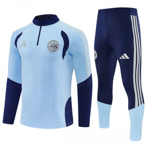 Sudadera De Entrenamiento Ajax Cremallera De Cuarto 2026-27 Azul - Hombre Sudadera De Entrenamiento Ajax Cremallera De Cuarto 2026-27 Azul - Hombre
