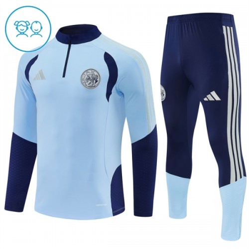 Sudadera De Entrenamiento Ajax Cremallera De Cuarto 2026-27 Azul - Niño Sudadera De Entrenamiento Ajax Cremallera De Cuarto 2026-27 Azul - Niño
