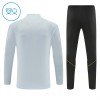 Sudadera De Entrenamiento Barcelona Cremallera De Cuarto 2026-27 Blanca - Niño