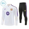 Sudadera De Entrenamiento Barcelona Cremallera De Cuarto 2026-27 Blanca - Niño Sudadera De Entrenamiento Barcelona Cremallera De Cuarto 2026-27 Blanca - Niño