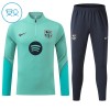 Sudadera De Entrenamiento Barcelona Cremallera De Cuarto 2026-27 Verde - Niño Sudadera De Entrenamiento Barcelona Cremallera De Cuarto 2026-27 Verde - Niño