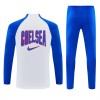 Sudadera De Entrenamiento Chelsea Cremallera De Cuarto 2026-27 Blanca - Hombre