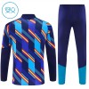 Sudadera De Entrenamiento España Cremallera De Cuarto 2026-27 Azul - Niño