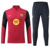 Sudadera De Entrenamiento FC Barcelona Cremallera De Cuarto 2026-27 Roja - Hombre