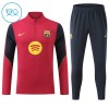 Sudadera De Entrenamiento FC Barcelona Cremallera De Cuarto 2026-27 Roja - Niño Sudadera De Entrenamiento FC Barcelona Cremallera De Cuarto 2026-27 Roja - Niño