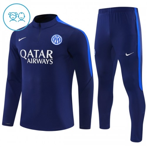 Sudadera De Entrenamiento Inter Milan Cremallera De Cuarto 2026-27 Azul - Niño Sudadera De Entrenamiento Inter Milan Cremallera De Cuarto 2026-27 Azul - Niño