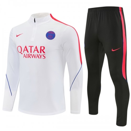 Sudadera De Entrenamiento Paris Saint-Germain Cremallera De Cuarto 2026-27 Blanca - Hombre Sudadera De Entrenamiento Paris Saint-Germain Cremallera De Cuarto 2026-27 Blanca - Hombre