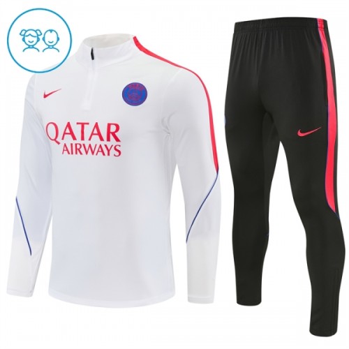 Sudadera De Entrenamiento Paris Saint-Germain Cremallera De Cuarto 2026-27 Blanca - Niño Sudadera De Entrenamiento Paris Saint-Germain Cremallera De Cuarto 2026-27 Blanca - Niño