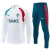 Sudadera De Entrenamiento Portugal Cremallera De Cuarto 2026-27 Blanca - Hombre
