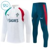 Sudadera De Entrenamiento Portugal Cremallera De Cuarto 2026-27 Blanca - Niño Sudadera De Entrenamiento Portugal Cremallera De Cuarto 2026-27 Blanca - Niño
