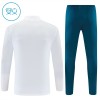 Sudadera De Entrenamiento Portugal Cremallera De Cuarto 2026-27 Blanca - Niño