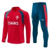 Sudadera De Entrenamiento Portugal Cremallera De Cuarto 2026-27 Roja - Hombre Sudadera De Entrenamiento Portugal Cremallera De Cuarto 2026-27 Roja - Hombre