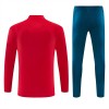 Sudadera De Entrenamiento Portugal Cremallera De Cuarto 2026-27 Roja - Hombre