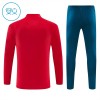 Sudadera De Entrenamiento Portugal Cremallera De Cuarto 2026-27 Roja - Niño
