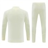 Sudadera De Entrenamiento Real Madrid Cremallera De Cuarto 2026-27 Blanca - Hombre
