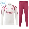 Sudadera De Entrenamiento Real Madrid Cremallera De Cuarto 2026-27 Blanca - Niño
