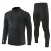 Sudadera De Entrenamiento Real Madrid Cremallera De Cuarto 2026-27 Negra - Hombre
