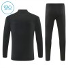 Sudadera De Entrenamiento Real Madrid Cremallera De Cuarto 2026-27 Negra - Niño