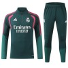 Sudadera De Entrenamiento Real Madrid Cremallera De Cuarto 2026-27 Verde - Hombre Sudadera De Entrenamiento Real Madrid Cremallera De Cuarto 2026-27 Verde - Hombre