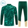 Sudadera De Entrenamiento Real Madrid Cremallera De Cuarto 2026-27 Verde - Niño