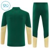 Sudadera De Entrenamiento Real Madrid Cremallera De Cuarto 2026-27 Verde - Niño