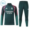 Sudadera De Entrenamiento Real Madrid Cremallera De Cuarto 2026-27 Verde - Niño Sudadera De Entrenamiento Real Madrid Cremallera De Cuarto 2026-27 Verde - Niño