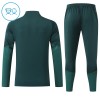Sudadera De Entrenamiento Real Madrid Cremallera De Cuarto 2026-27 Verde - Niño