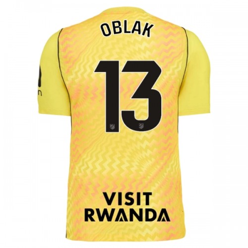 Camiseta de fútbol Portero Atlético Madrid Oblak 13 2026-27 Amarilla - Hombre Camiseta de fútbol Portero Atlético Madrid Oblak 13 2026-27 Amarilla - Hombre