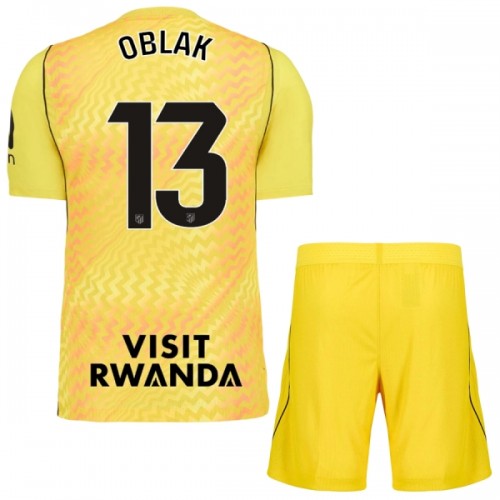 Conjunto Portero Atlético Madrid Oblak 13 2026-27 Amarilla - Niño Conjunto Portero Atlético Madrid Oblak 13 2026-27 Amarilla - Niño