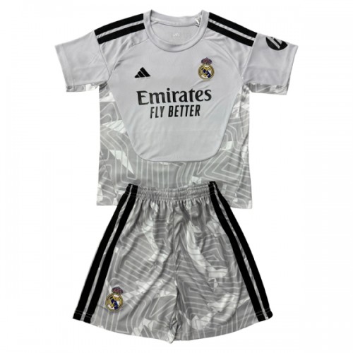 Conjunto Portero Real Madrid 2026-27 Gris - Niño Conjunto Portero Real Madrid 2026-27 Gris - Niño