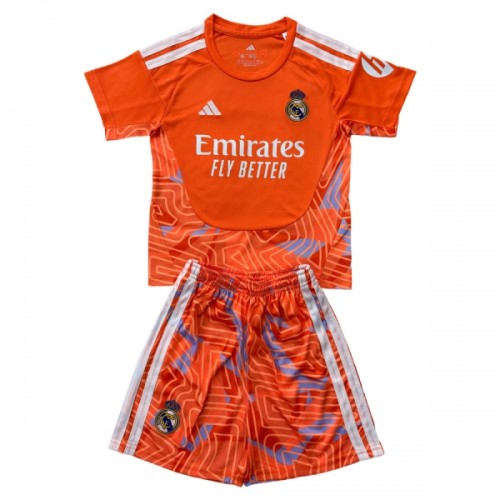Conjunto Portero Real Madrid 2026-27 Naranja - Niño Conjunto Portero Real Madrid 2026-27 Naranja - Niño