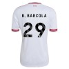 Camiseta de fútbol Liverpool B. Barcola 29 Segunda Equipación 2026-27 - Hombre