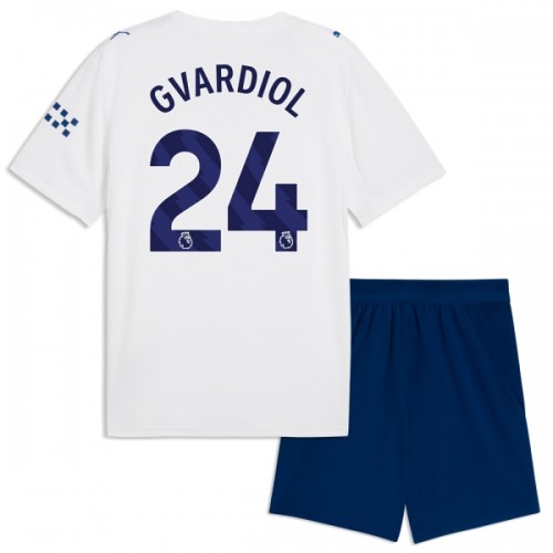 Conjunto Manchester City Gvardiol 24 Tercera Equipación 2026-27 - Niño Conjunto Manchester City Gvardiol 24 Tercera Equipación 2026-27 - Niño