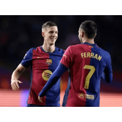 Olmo marcó en dos partidos consecutivos para ayudar al Barcelona a consolidar su liderato