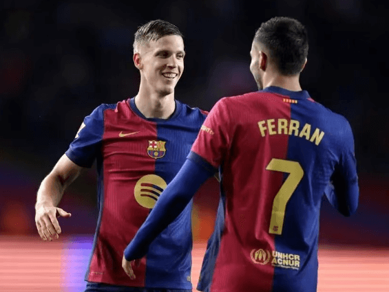 Olmo marcó en dos partidos consecutivos para ayudar al Barcelona a consolidar su liderato Olmo marcó en dos partidos consecutivos para ayudar al Barcelona a consolidar su liderato